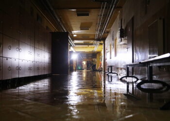 14.01.2026. Kielce. Zalany Zespół Szkół Katolickich / Fot. Wiktor Taszłow - Radio Kielce