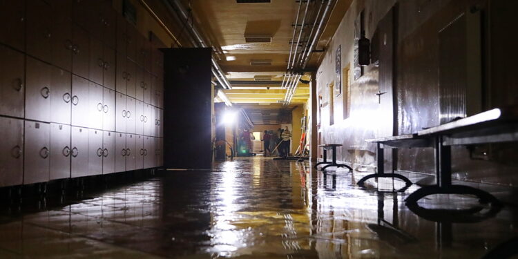 14.01.2026. Kielce. Zalany Zespół Szkół Katolickich / Fot. Wiktor Taszłow - Radio Kielce