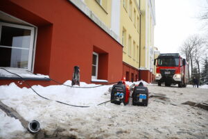14.01.2026. Kielce. Zalany Zespół Szkół Katolickich / Fot. Wiktor Taszłow - Radio Kielce