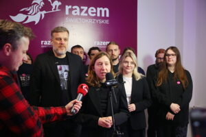 15.01.2026. Kielce. Otwarcie biura partii Razem / Fot. Wiktor Taszłow - Radio Kielce