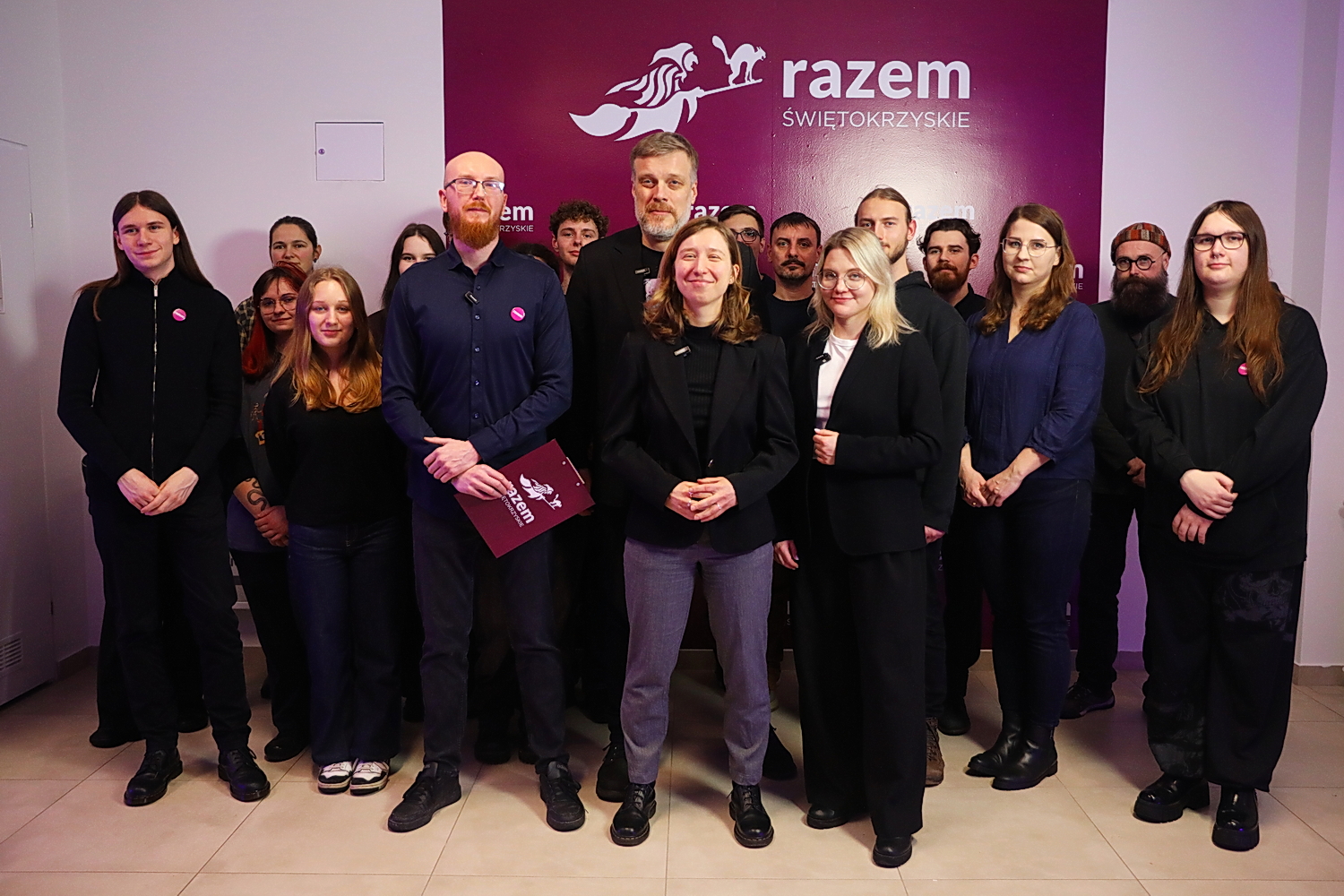 15.01.2026. Kielce. Otwarcie biura partii Razem / Fot. Wiktor Taszłow - Radio Kielce