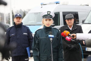 16.01.2026. Kielce. Punkt sprawdzania autokarów / Fot. Wiktor Taszłow - Radio Kielce