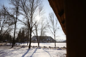 20.01.2026. Tokarnia. Muzeum Wsi Kieleckiej zimą / Fot. Wiktor Taszłow - Radio Kielce