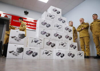 Drony pomogą strażakom w działaniach ratowniczych