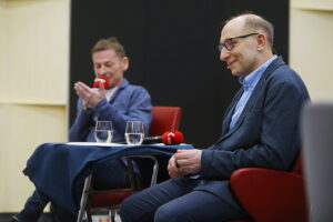 24.01.2026. Radio Kielce. Spotkanie Marka Stefańca ze słuchaczami / Fot. Wiktor Taszłow - Radio Kielce