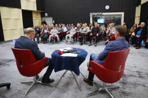 24.01.2026. Radio Kielce. Spotkanie Marka Stefańca ze słuchaczami / Fot. Wiktor Taszłow - Radio Kielce