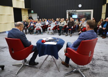 24.01.2026. Radio Kielce. Spotkanie Marka Stefańca ze słuchaczami / Fot. Wiktor Taszłow - Radio Kielce
