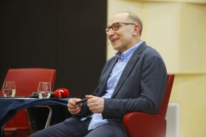 24.01.2026. Radio Kielce. Spotkanie Marka Stefańca ze słuchaczami / Fot. Wiktor Taszłow - Radio Kielce