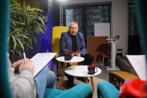 Włodek Pawlik, kompozytor, pianista, jazzman - Radio Kielce „Dzień dobry, to Ja! Rozmowy inne niż wszystkie w Radiu Kielce”. Włodek Pawlik / Fot. Wiktor Taszłow – Radio Kielce