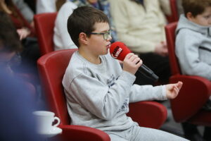 24.01.2026. Radio Kielce. Spotkanie Marka Stefańca ze słuchaczami / Fot. Wiktor Taszłow - Radio Kielce