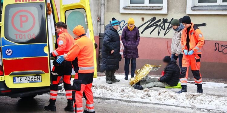 Złamania i stłuczenia plagą niedzielnego przedpołudnia