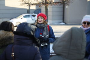 31.01.2026. Kielce. Spacer po Kielcach / Fot. Wiktor Taszłow - Radio Kielce