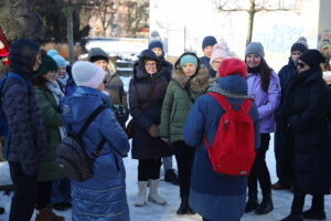 31.01.2026. Kielce. Spacer po Kielcach / Fot. Wiktor Taszłow - Radio Kielce