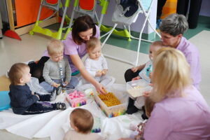 04.02.2026. Kielce. Żłobek Samorządowy nr 15 w Kielcach. Konferencja prasowa dot. żłobków samorządowych / Wiktor Taszłow - Radio Kielce