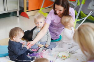 04.02.2026. Kielce. Żłobek Samorządowy nr 15 w Kielcach. Konferencja prasowa dot. żłobków samorządowych / Wiktor Taszłow - Radio Kielce