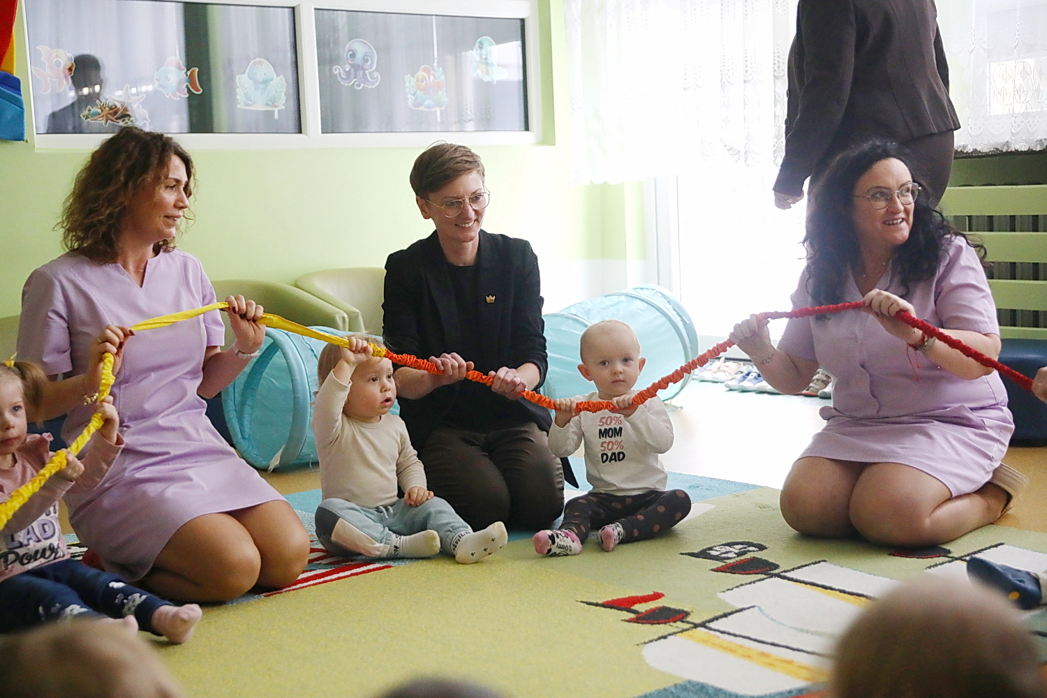 04.02.2026. Kielce. Żłobek Samorządowy nr 15 w Kielcach. Konferencja prasowa dot. żłobków samorządowych / Wiktor Taszłow - Radio Kielce