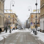 02.01.2026. Kielce. Pogoda. Zima, śnieg / Fot. Wiktor Taszłow - Radio Kielce