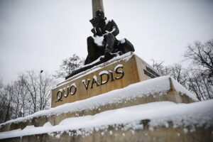 02.01.2026. Kielce. Pogoda. Zima, śnieg / Fot. Wiktor Taszłow - Radio Kielce