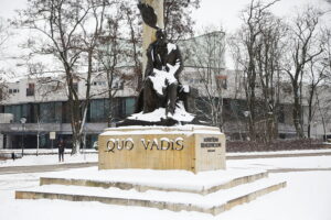 02.01.2026. Kielce. Pogoda. Zima, śnieg / Fot. Wiktor Taszłow - Radio Kielce