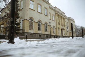 02.01.2026. Kielce. Pogoda. Zima, śnieg / Fot. Wiktor Taszłow - Radio Kielce
