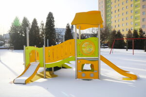 05.01.2025. Kielce. Plac zabaw przy żłobku / Fot. Wiktor Taszłow - Radio Kielce