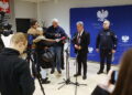 Policjanci i strażacy pomogą, gdy dokuczy mróz - Radio Kielce 07.01.2025. Kielce. Konferencja prasowa / Fot. Wiktor Taszłow - Radio Kielce