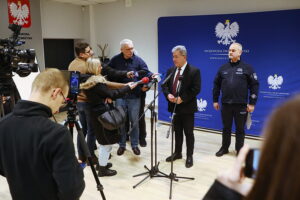 07.01.2025. Kielce. Konferencja prasowa / Fot. Wiktor Taszłow - Radio Kielce