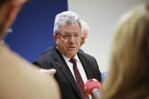 07.01.2025. Kielce. Konferencja prasowa / Fot. Wiktor Taszłow - Radio Kielce