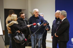 07.01.2025. Kielce. Konferencja prasowa / Fot. Wiktor Taszłow - Radio Kielce