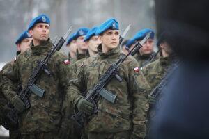 07.02.2026. Kielce. Centrum Przygotowań do Misji Zagranicznych. Przysięga wojskowa / Fot. Fot. Wiktor Taszłow - Radio Kielce
