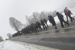 Szli śladem historii