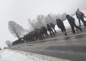 Szli śladem historii