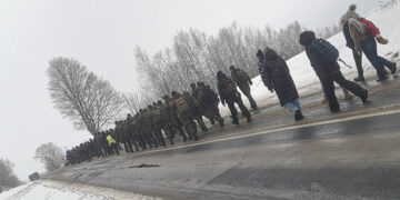 Szli śladem historii