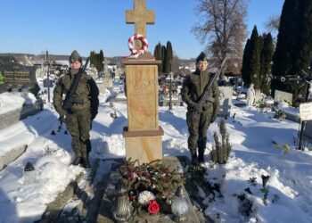 17.01.2026. Czyżów Szlachecki. Uroczystości z okazji 163. rocznicy wybuchu powstania styczniowego / Fot. Grażyna Szlęzak-Wójcik - Radio Kielce