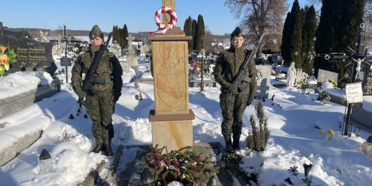 17.01.2026. Czyżów Szlachecki. Uroczystości z okazji 163. rocznicy wybuchu powstania styczniowego / Fot. Grażyna Szlęzak-Wójcik - Radio Kielce