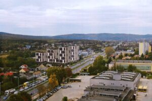 Planowana inwestycja przy ulicy Krakowskiej - wizualizacja