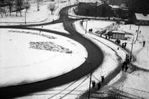Kielce. Rondo Jerzego Giedroycia. 1965 rok / źródło: fotopolska.eu