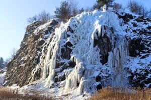 18.01.2026 Kielce. Lodospad na Kadzielni / Fot. Magdalena Bielak - Radio Kielce