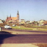 Kielce. Rondo Gustawa Herlinga-Grudzińskiego. Lata 1969-1971 / źródło: facebook.com/kieleckieinwestycje