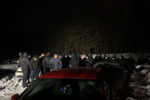 23.01.2026. Skarżysko-Kamienna. Zatrzymanie pseudokibiców / źródło: KWP w Kielcach