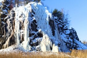 18.01.2026 Kielce. Lodospad na Kadzielni / Fot. Magdalena Bielak - Radio Kielce
