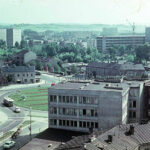 Kielce. Rondo Gustawa Herlinga-Grudzińskiego. Lata 1969-1971 / źródło: facebook.com/kieleckieinwestycje