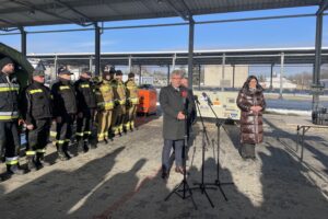 09.01.2026. Staszów. Konferencja prasowa / Fot. Grażyna Szlęzak-Wójcik - Radio Kielce