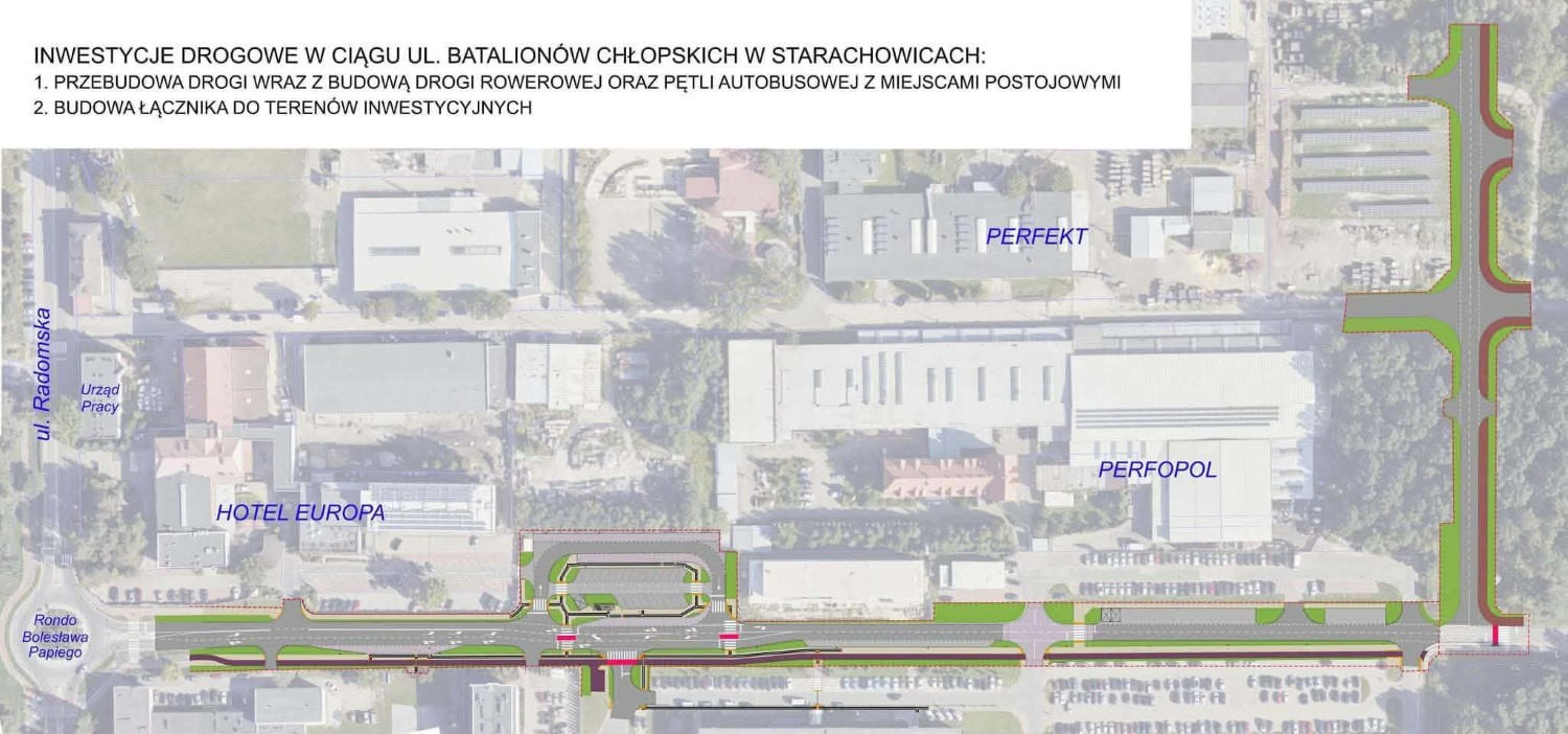 Nowa droga do terenów inwestycyjnych