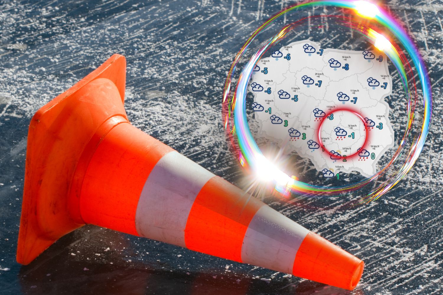 Mróz będzie w odwrocie. Ponownie nadciągnie gołoledź