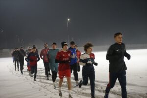 12.01.2026. Kazimierza Wielka. Trening Sparty Kazimierza Wielka / Fot. Adrian Karwat - Radio Kielce