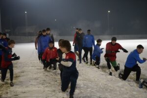 12.01.2026. Kazimierza Wielka. Trening Sparty Kazimierza Wielka / Fot. Adrian Karwat - Radio Kielce