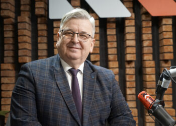 22.01.2026. Tomasz Pleban, starosta kielecki / Fot. Robert Felczak – Radio Kielce