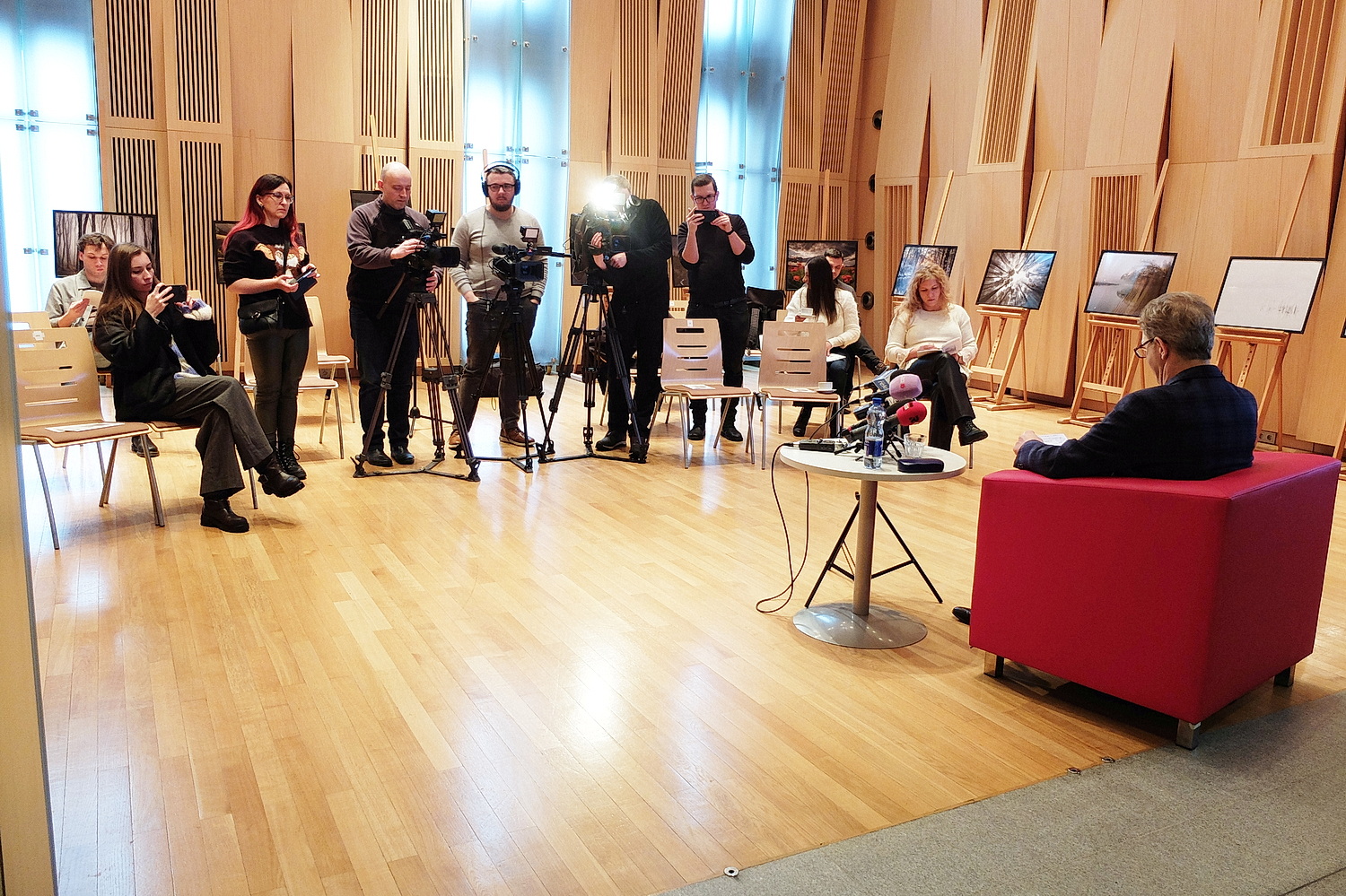 Magia świąt z Olgą Bończyk na początek nowego roku - Radio Kielce 08.01.2026. Kielce. Filharmonia Świętokrzyska. Konferencja prasowa / Fot. Jarosław Kubalski - Radio Kielce