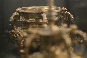 Wystawa „Srebro i sól. Solniczki z Muzeum Żup Krakowskich Wieliczka” / źródło: Muzeum Zamkowe w Sandomierzu